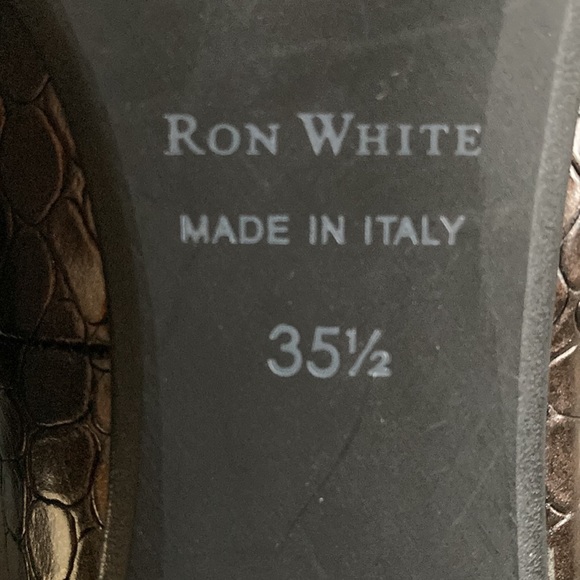 Ron White “Cindy Lou Chocolate” Heels Size 35.5 (US 5.5) - Picture 10 of 12